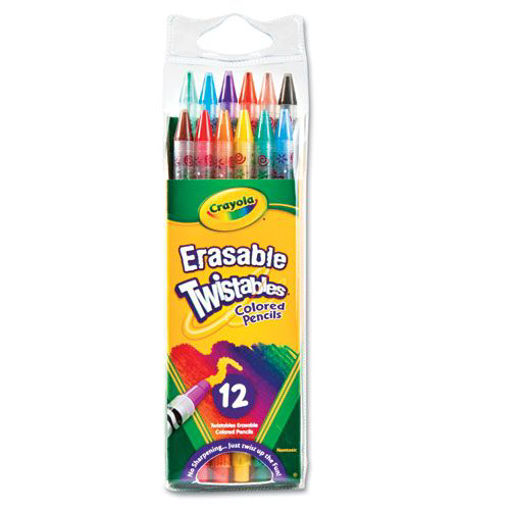 Picture of CRAYOLA TWISTABLE COLOUR PENCILS X12